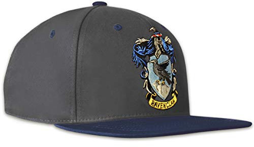 Logoshirt®️ Harry Potter I Ravenclaw I Logo I Snapback Cap I Kappe I Damen & Herren I Bestickt I verstellbar I grau/blau I Lizenziertes Originaldesign