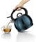 3L Home Stainless Steel Colorful Whistling Stove Top Kettle Kitchen Metallic Electric Induction Tea Pot (Aquamarine)