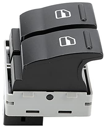 Akozon Interruptor Maestro De Ventana Eléctrica Interruptores De Ventanilla Eléctrica Del Lado De La Transmisión 7E0959855A Apto Para T5 2005-2009 Para T6 2009-2014