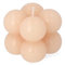 HOMLA Bubble Kerze Hellrosa 6x6x6 interessante Form kleine Kerze geruchlos