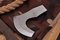 Axt Klinge High Carbon Karbonstahl handverarbeitet Wikinger MAQ2414