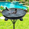 DREAMSOUL Vogeltränke, 66 cm, mit 4 Zinken, Metall-Vogeltränke für den Außenbereich, Garten, Hof, Terrasse, Dekoration