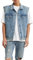 Levi's Men's Relaxed Trucker Denim, Kentucky Blue Vest, L