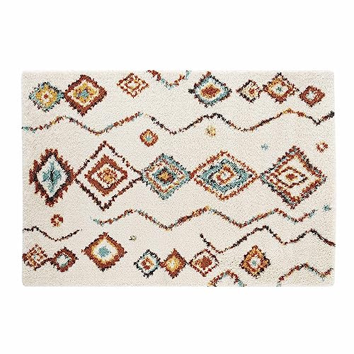 Douceur d'Intérieur, Tapis Rectangle (160 x 230 cm) Vasco Naturel, Polypropylène