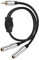 PNGKNYOCN 1/8 à 1/4 Y Splitter Cable，3.5mm TRS Male to Dual 6.35mm TRS Female Stereo Audio Cable for Smartphone, Computer, Speaker,Home Stereo Systems（50cm）