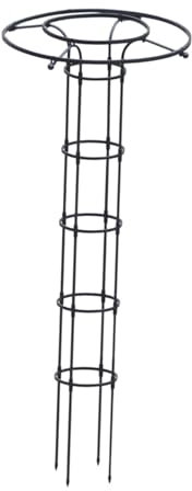 Milageto Support de Plante en Pot en Treillis d'obélisque de Jardin, Cadre de Tour de Parapluie Vertical Durable/Robuste/décoratif pour vignes, 180 cm de Hauteur