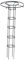 Milageto Support de Plante en Pot en Treillis d'obélisque de Jardin, Cadre de Tour de Parapluie Vertical Durable/Robuste/décoratif pour vignes, 180 cm de Hauteur