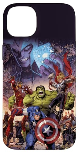 Marvel The Avengers Infinity Saga Comic Cover Case for iPhone 14 Plus