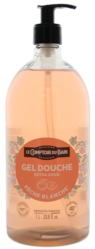 Le Comptoir du Bain Duschgel, Pfirsich, Weiß, 1 l