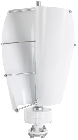 Vertikale Windgenerator, 500W 12V/24V Windrad Stromerzeugung, Windkraftanlage 13m/s Windgeschwindigkeit, Windturbine Generator Elektromagnetismus Steuerungssystem Wind Turbine Generator (12V)
