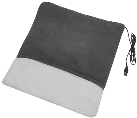 Fussheizkissen Elektrisch Beheizter Fußwärmer | Elektrischer Fußwärmer für Bett - 14,96 x 13,78 Zoll Fußheizmatte Waschbar Schnelle Heiztechnologie Bequem