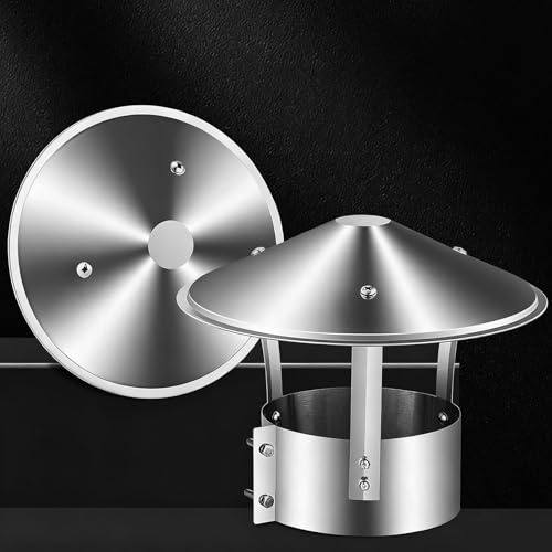 Sombrerete chimenea acero inoxidable 304,(Flat head,150mm/6.0in)