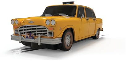 Scalextric C4606 James Bond Checker Taxi – Live and Let Die Cars – USA/Klassische Slotcar-Rennen