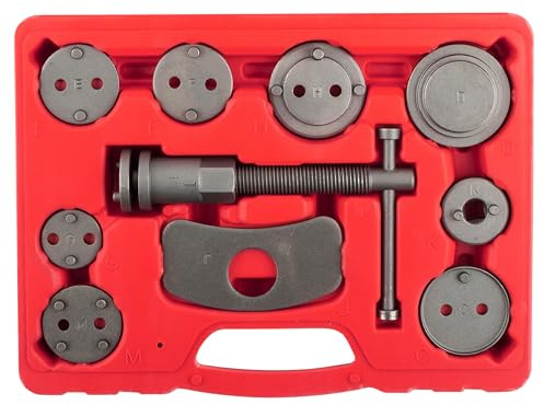 OEMTOOLS 27111 11-Pc Brake Caliper Compression Tool for Single Piston