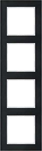 Jung AC 584 GL SW Rahmen Glas 4fach Serie A Creation schwarz