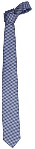 Fabio Farini - Elegante Herren Krawatte kariert - 8cm Breite in verschiedenen Farben - Schlips mit Karomuster Mehrfarbig Dunkelblau Blau