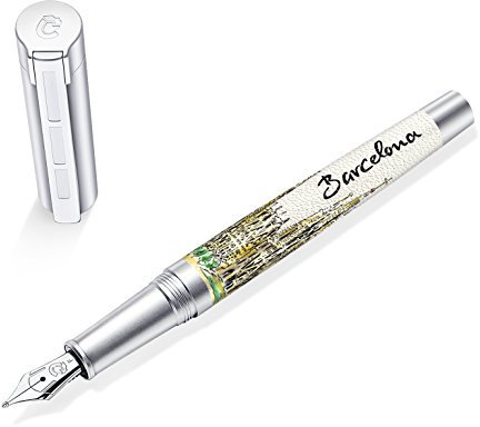 STAEDTLER Premium Corium Urbes Barcelona Fine Tip Fountain Pen