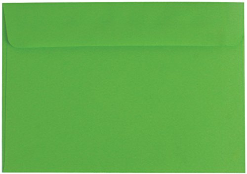 100 farbige Briefumschläge / Din C6 / Farbe: grün