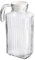 bs 2 x 1.8L Glass Pitcher Fridge Door Jug with Lid