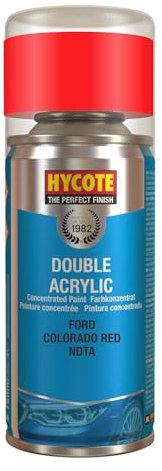 Hycote XDFD530 Double Acrylic Spray Paint for Ford 150 ml - Colorado Red