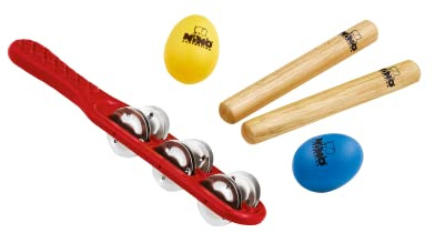 Nino Percussion NINOSET2 Collection Children's Instrument Set (5 Pieces) NINOSET2