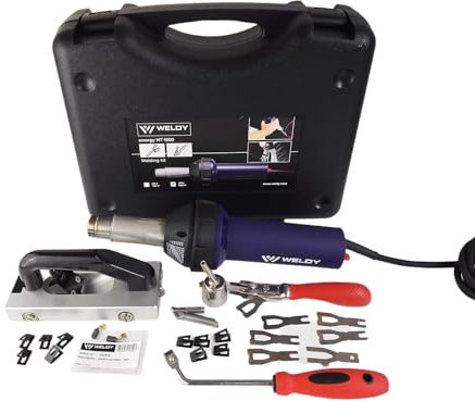 WELDY 1600W Plastic hot air Gun Hot Air Torch Plastic Welding Gun Welder Pistol Flooring Tools Flooring Welding Kit