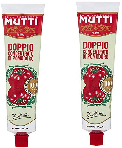 Mutti Doppio Concentrato Sauce Tomate Double Concentrée 130 g Lot de 2
