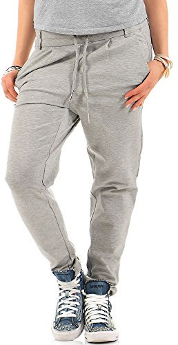 ONLY Damen Onlpoptrash Easy Colour Pant PNT Noos Hose 15115847 ,Light Grey Melange ,M / 32L