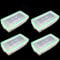 RJHome Clear Plastic Waterproof Battery Storage Case Holder Organizer for 18650 Batteries/16340 Batteries 4PCS