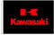 Home King Kawasaki Bannière Drapeaux 100% Polyester Tête de Toile avec œillets métalliques Noir 91 x 152 cm