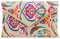 LeahWard Women's Satin Floral Clutch Bags Party Wedding Evening Handbag 158 (2211 Champagne)