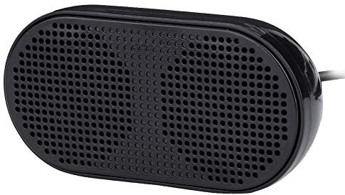 Bewinner Altavoz con Cable USB, Fuente de Alimentación Mini Cable Integrada &Altavoz de Graves Pesados con Dos Altavoces Incorporados