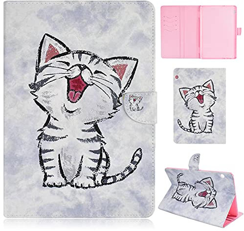KATUMO Coque pour Huawei Mediapad T5 10 2018 Ultra Mince PU Cuir Housse avec Support Fonction et Carte Fente Étui de Protection Tablette Huawei T5 10.1 Cover