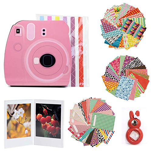 JXE Kit d'accessoires pour appareil photo 7 en 1 avec cadre de bureau compatible avec Fujifilm Instax Mini 8 8 + 9 appareils photo instantanés