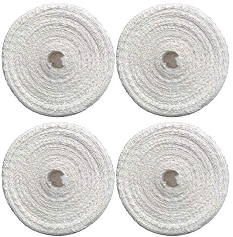 DOITOOL Cotton Ham Sausage Net Meat Twine 4Pcs Cotton Roasting Net Ham Sock Elastic Netting Meat Butcher Twine Net Meat Netting Roll Meat for Meat Cooking Kitchen String Butchers Netting