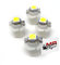 MR-Style Set Aufkleber und 4x high Power LED Tachobeleuchtung (pink) kompatibel mit Opel Zafira A Corsa C Tigra Twin, Instrumentenbeleuchtung Umbauset