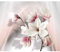 decomonkey - Papier Peint Panoramique Fleurs Magnolia 350x256 cm - Décoration murale moderne – Tapisserie décorative pour chambre salon - Fleurs magnolias nature plantes