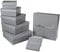 Bada Bing 8er Set Geschenkkartonage Mit Deckel Grau Silber Aufdruck Lieblingsmensch Geschenkverpackung Karton Geschenk Hochzeit Herz 86