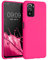 kwmobile Housse Compatible avec Xiaomi Redmi Note 10 / Note 10S Coque - Housse de téléphone Protection Souple en Silicone - Rose Fluo