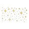 Techigher 82pcs Acryl Stern Spiegel Wandaufkleber Wasserdicht Selbstklebend Kinderzimmer Kindergarten Home Dekoration Gold
