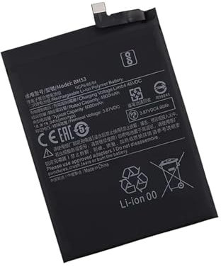 Qihangpower Ersatz Akku BM53 Kompatibel mit Mi 10T M2007J3SY 10T Pro M2007J3SI M2007J17C 3.87V,4900mAh