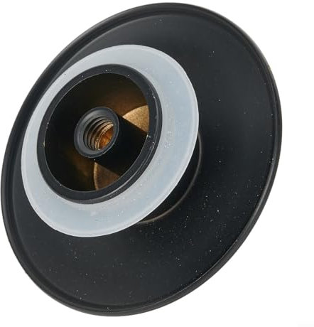 Tappo di scarico universale per lavabo, nero opaco, pulsante click clack per bagno e cucina