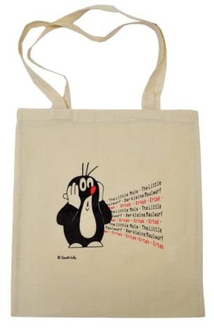 Munabo Tasche der kleine Maulwurf, Motiv Erstaunen-Stoffbeutel, Umhängebeutel