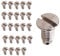 20 Pcs TP Needle Plate Screw Sewing Needle Plate Replacement for JUKI Brand Brother Brand Single Needle Sewing Machine