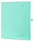 POPRUN Kalender 2025 Wochenplaner (Aug.2024-Dez.2025) Softcover mit PU-Leder, ca. A4 (26,5 x 21,5 cm), 17-Monate-Terminplaner 2025 1 Woche 2 Seite mit Zertifiziertem Papier - Mintgrün