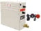 YHUEGH 3 kW Duschdampfgenerator für 5 m³ Raum, automatischer Thermostat 35–55 ℃, Heimdampfmaschine, Sauna, Bad, SPA, Dampfdusche mit digitaler Steuerung ST-30