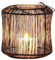 Marrakesch Boho Deko Aesthetic Windlichter Metall Draht 14 cm groß schwarz Gold | Windlicht Teelichthalter Stello als Gartendeko & Wohnzimmer Tisch Deko | Exquisite Kerzenständer für Teelichter