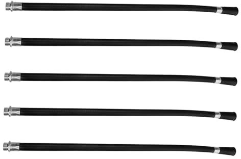 jojofuny 5pezzi Estintore Polvere Secca Tubo Flessibile in Plastica Accessorio Per Estintore Ugello Di Spruzzo Standard Pronto Per Diverse Situazioni Di Emergenza