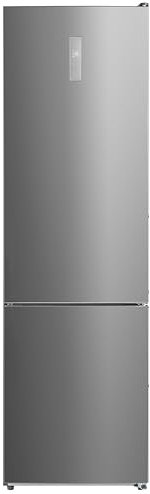 Corbero - Frigorífico Combi | CCM20124NFX | 330L | 63,5x59,5x201 | No Frost, Display Puerta, Luz LED, Crisper, Balcones Ajustables, Estantes de Cristal, Huevera | 40 Db | Inox