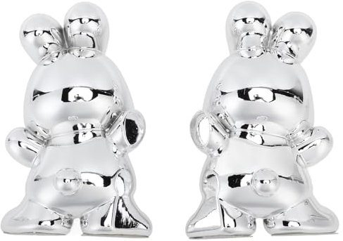 Serre-Livres Décoratifs en Résine de Lapin, Serre-Livres de Lapin Mignon, 2 Serre-Livres de Lapin, Serre-Livres de Lapin pour étagères, Serre-Livres Décoratifs, Serre-Livres